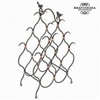 Portabottiglie metallo 8 bottiglie - Art & Metal Collezione by Bravissima Kitchen