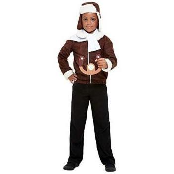 Smiffys 47745L WW1 disfraz de piloto, unisex para niños