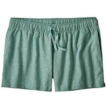 Patagonia W's Island Hemp Baggies Shorts Pantalón Corto, Mujer, Cross Weave: Atoll Blue, XS