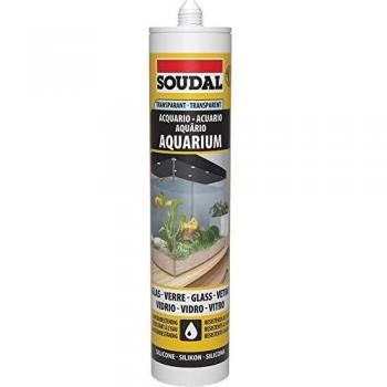 Soudal - Silicona para acuario transparente 300ml