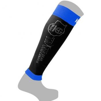 SportHG Hg-Turf - Perneras compresivas para hombre, color negro / azul, talla S/M