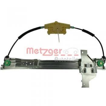 Elevalunas Manual METZGER 2160368 para Citroën C4 delantero derecho