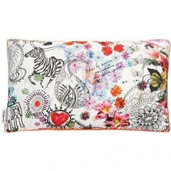 Desigual Bolimania - Cojín, 50 x 30 cm, color blanco