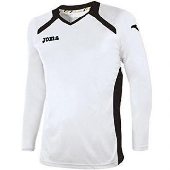 Joma 1196.99.004 - Camiseta de equipación de manga larga para mujer, color blanco / negro, talla M