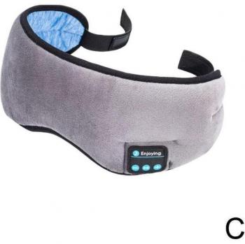 Máscara de dormir Bluetooth inalámbrica con auriculares integrados y micrófono manos libres