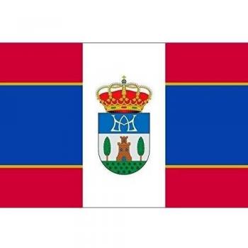 Santa María del Páramo, León, España Bandera 20x30cm para Diplomat-Flags Banderas de Coche