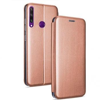 Funda COOL Flip Cover Elegance Rosa Oro para Huawei Y6p