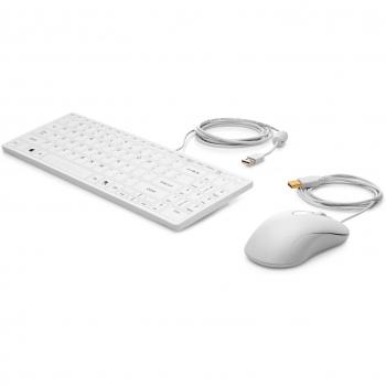 Teclado y ratón USB HP con alfombrilla de ratón Edición Healthcare (AZERTY)