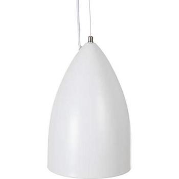 Lámpara de Techo Colgante de Aluminio Blanco, Dimensiones: 20 x 20 x 30 cm, Diseño Vintage