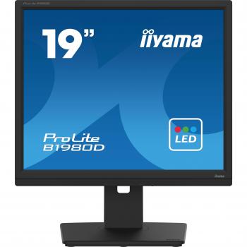 Iiyama ProLite B1980D-B5 19 LCD SXGA Monitor, 1280 x 1024 Pixels, Negro