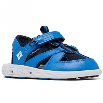 Sandalias Columbia Techsun Wave Azul para niños, características: diseño unisex, adecuadas para senderismo y trekking, color azul (Bright Indigo x Collegiate Navy), talla 30 EU