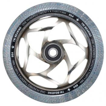 Rueda Patinete Blunt Tri Bearing 120mm x 30mm - Chrome-Clear
