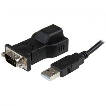 StarTech 1 Port USB to RS232 DB9 Serial Adapter with 6' USB A to B Cable