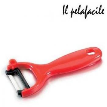 Rigamonti pelador pelador Verduras de Acero Inoxidable y Mango de PVC,