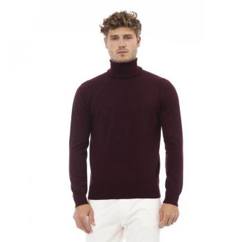 Alpha Studio Burgundy Lightweight Sweater - IT52 | XL