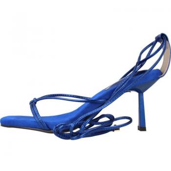 Sandalias de Fiesta Mujer Marca Menbur Modelo 23087M Azul