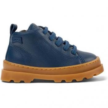 Zapatillas de Piel Brutus marino Camper para niños en azul