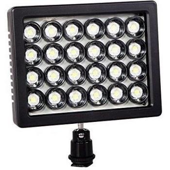 Vococal - W24-LED Regulable Estudio de la Videocámara DV Llena de luz de lámpara para Canon Nikon DSLR Cámaras
