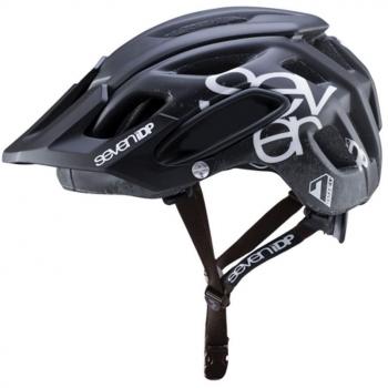 Seven M2 Gradient casco de bicicleta de montaña mixta, M2 Gradient, blanco y negro