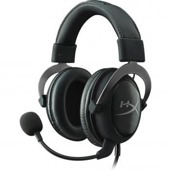 Kingston HyperX Cloud II Pro Gaming Headset with 7.1 Virtual Surround Sound, Gunmetal Black, Compatible with PC/PS4/Mac/Mobile - No USB Dongle Included