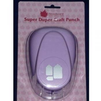 Woodware Super Duper - Perforadora para cortar etiquetas
