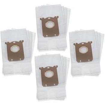 20x Bolsa Aspiradora de Microfibra Compatible con Eureka 6988A, 6989A, 6996A - 28,6 cm x 17 cm, Blanca