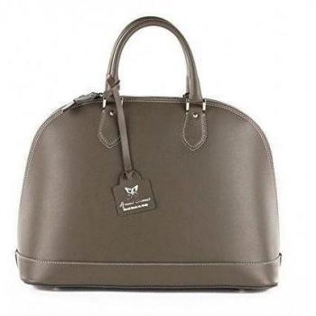 Bolso, Fernanda verde, piel genuina, Tamaño en cm: 38 l x 29 h x 16 p