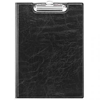 Carpeta con portapapeles DURABLE, DIN A4, negra, de lámina blanda