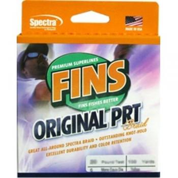 Fins PRT Braided Spectra Line 40lb 300yds Yellow