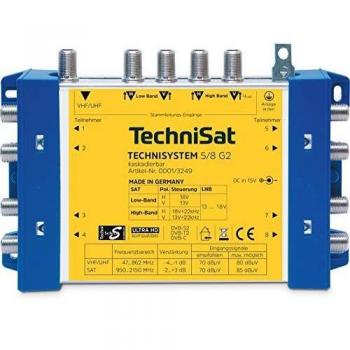 TechniSat TechniSystem 5/8 G2 - Conmutador múltiple con alimentador de corriente