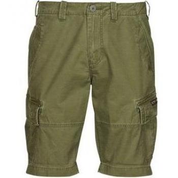 Superdry Vintage Core Cargo Shorts for Men - Organic Cotton, Casual, Sustainable, Khaki