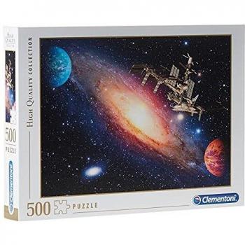 Clementoni- Puzzle 500 Piezas Estacion Espacial Internacional