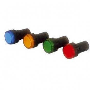 DH PILOTOS ALTO BRILLO CON LED MULTICHIP AMBAR 24V
