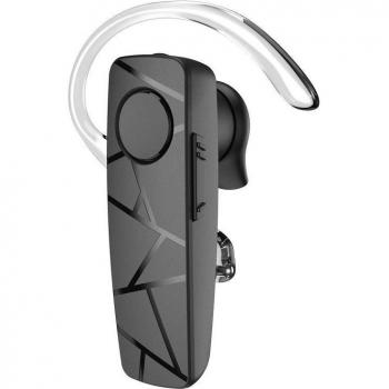 Auriculares Bluetooth Tellur Vox 60, Cargador de Coche Incluido, Conexión Multipunto, Gancho 360°, Compatible con iPhone y Android