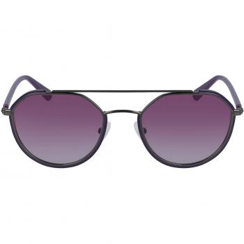 Calvin Klein Unisex Oval Metal Sunglasses CKJ20301S-500