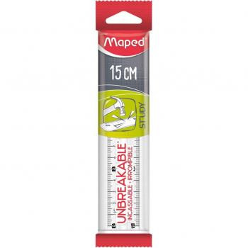 Regla flexible irrompible 15 cm Maped Study