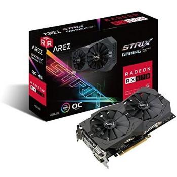 ASUS AREZ-STRIX-RX570-O4G-GAMING Radeon RX 570 4 GB GDDR5 - Tarjeta gráfica