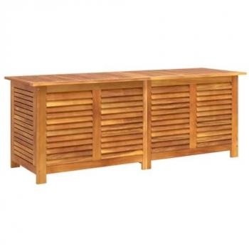 vidaXL Garden Storage Box with Louver 150x50x56 cm Solid Wood Acacia