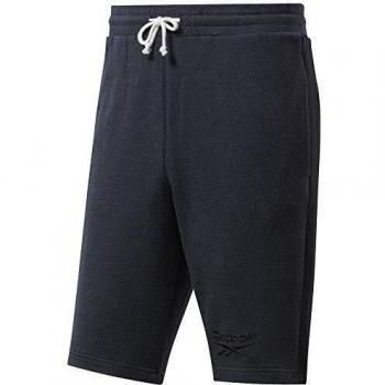 Reebok Te Melange Short Pantalón Corto, Hombre, Negro, XL