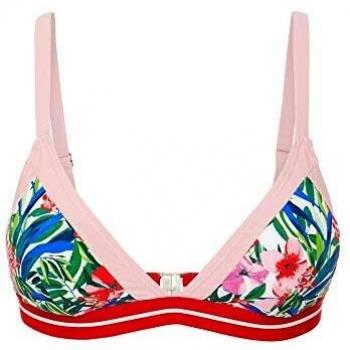 PIECES 17093535 Traje de baño Bikini Top Mujer Rosa S
