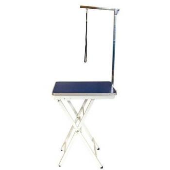 Mesa Plegable Azul con Horca