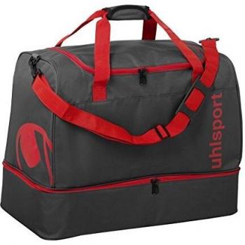 UHL 100425503 Essential 2.0 Players Bolso de Gimnasio, 45 cm, 50 litros, Anthracita/Rojo