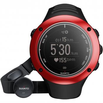 Suunto Ambit2 S HR Red Reloj con GPS Integrado, Unisex, Negro/Rojo, Talla Única