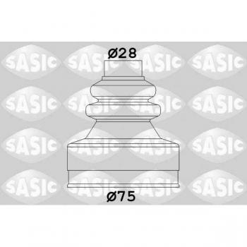 Fuelle de transmisión SASIC 2873773 - Juego de fuelles para árbol de transmisión, fabricado en material resistente, diseñado para ofrecer una excelente protección contra la suciedad y el agua, compatible con múltiples modelos de vehículos