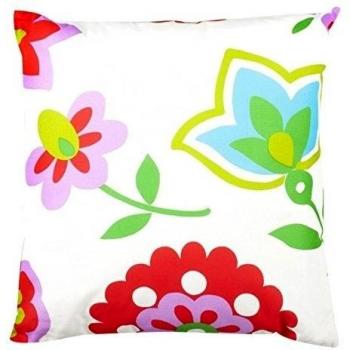 Rioma Love Flor - Cojín, 50 x 50 cm, color blanco