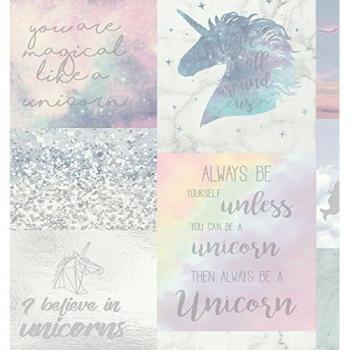 Arthouse Believe in Unicorns Wallpaper, Multi
