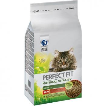 Perfect Fit Natural Vitality Adult 1+ Beef and Chicken Cat Food - 6 kg