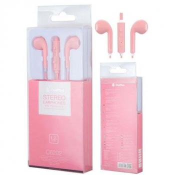 Auriculares Intrauriculares C6202 Air Rosa con Micrófono y Conector Jack 3.5mm