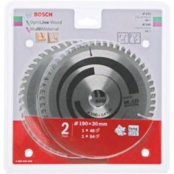 Juego de hojas de sierra Bosch Optiline Wood + Multimaterial