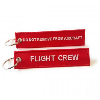 aviamart - Etiqueta para equipaje  rojo Flight Crew / Do No Remove From Aircraft